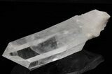 Striated Lemurian Quartz Crystal - Brazil #212548-1